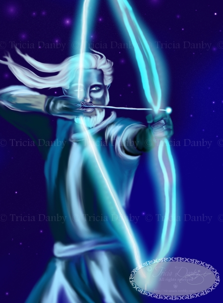 The Blue Archer by Tricia Danby